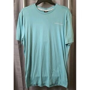 SPYDER Active Aquatic Green Short Sleeve Shirt Moisture Wicking Sz Medium